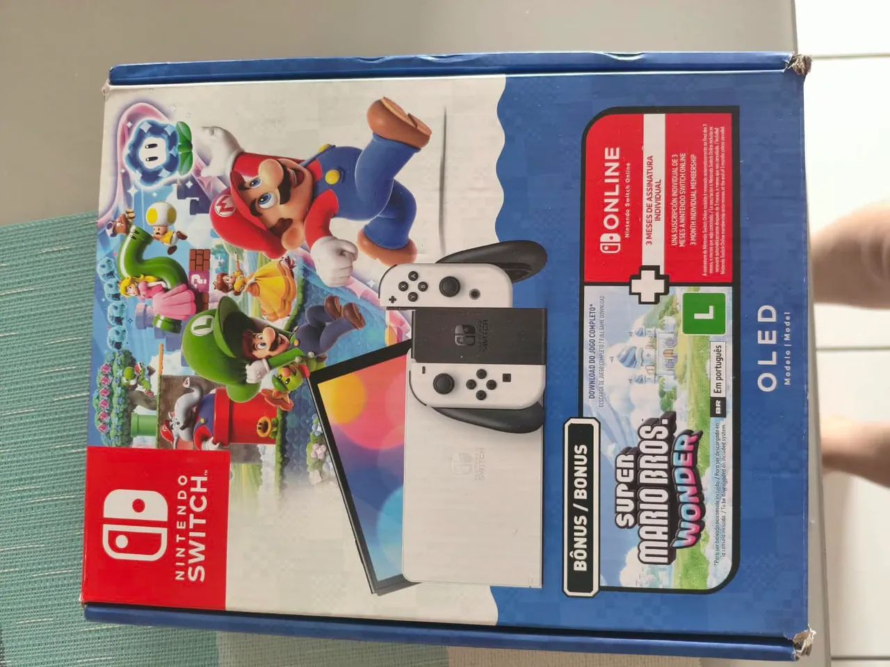 Vendo Nintendo switch OLED com controle
