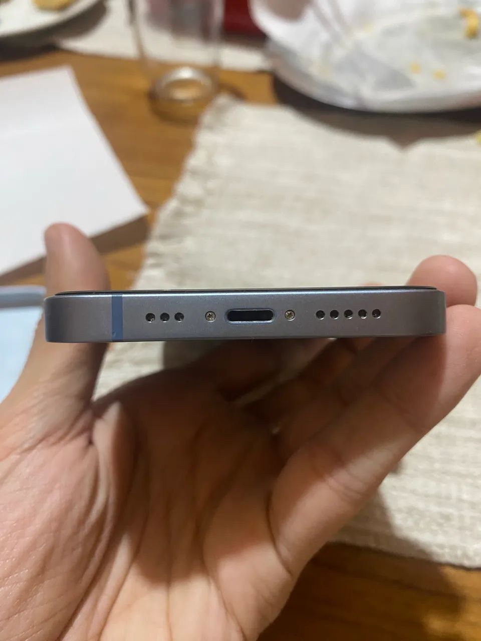 Iphone 14 128GB azul muito bem conservado  - Foto 5