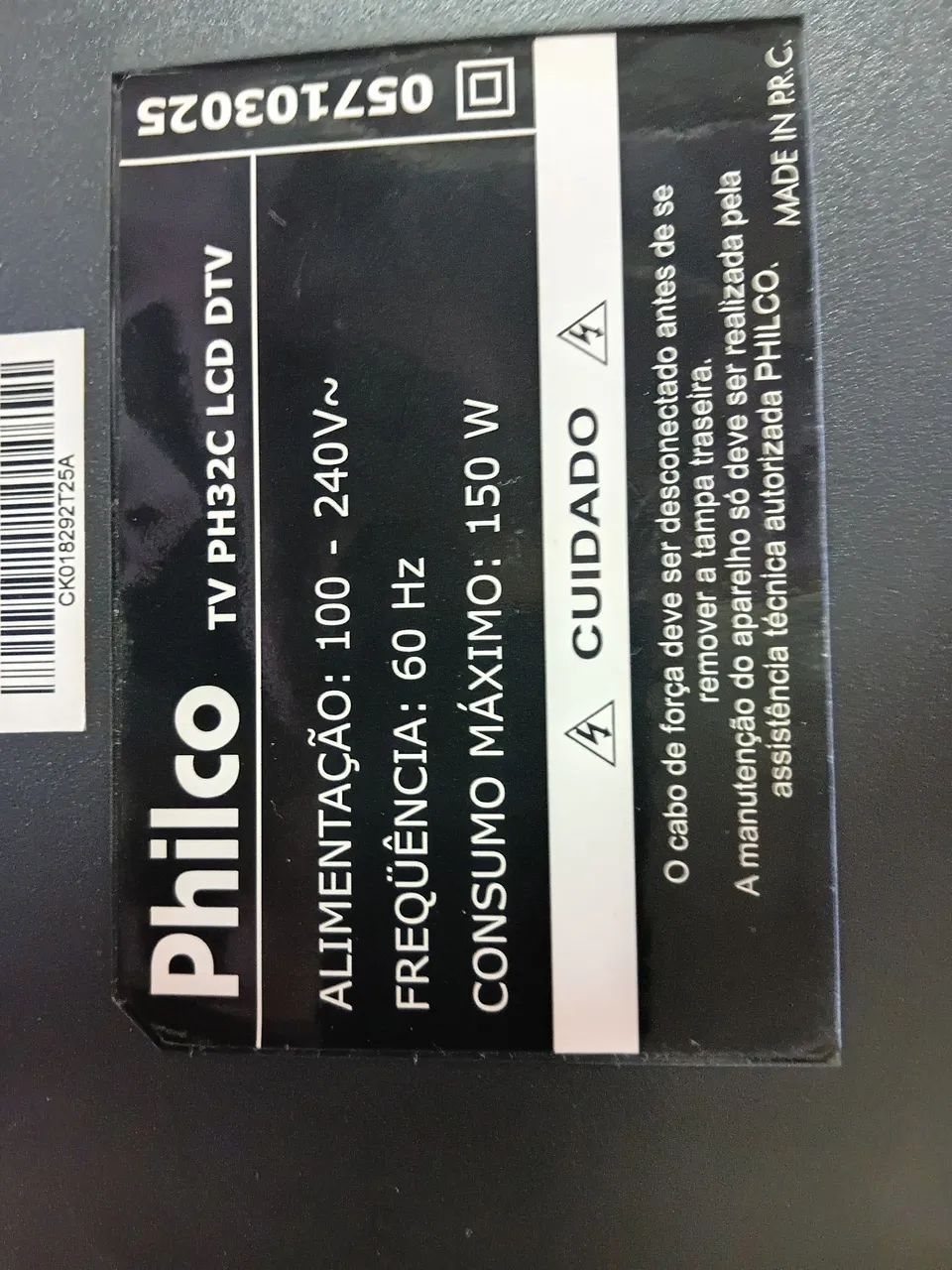 Placa Principal TV PHilco 32 polegadas TV PH32CLCD DTV - Foto 4