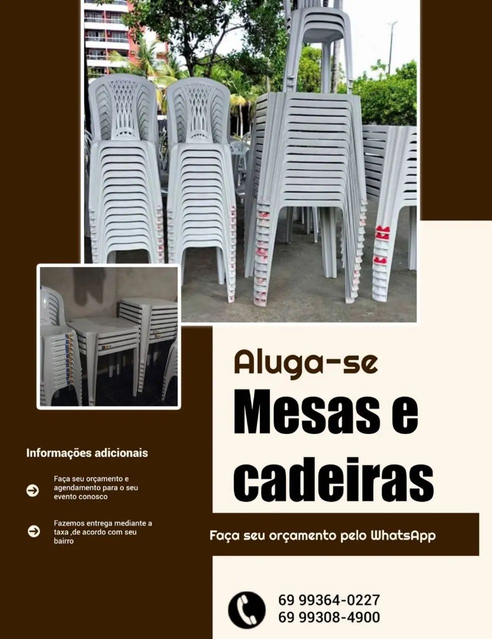 Aluguel de mesas 