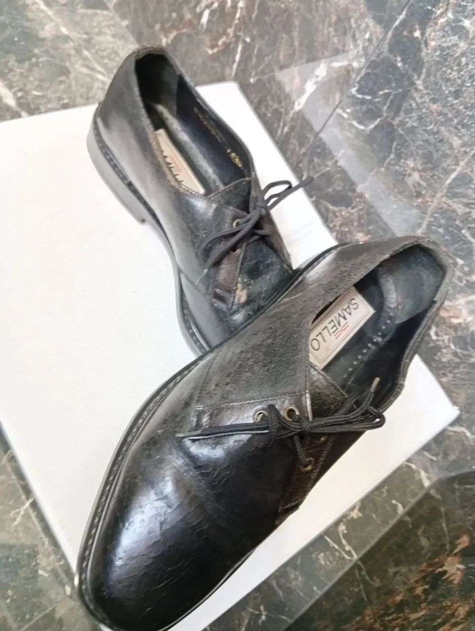 Sapato  Samelo de Couro  - Foto 3