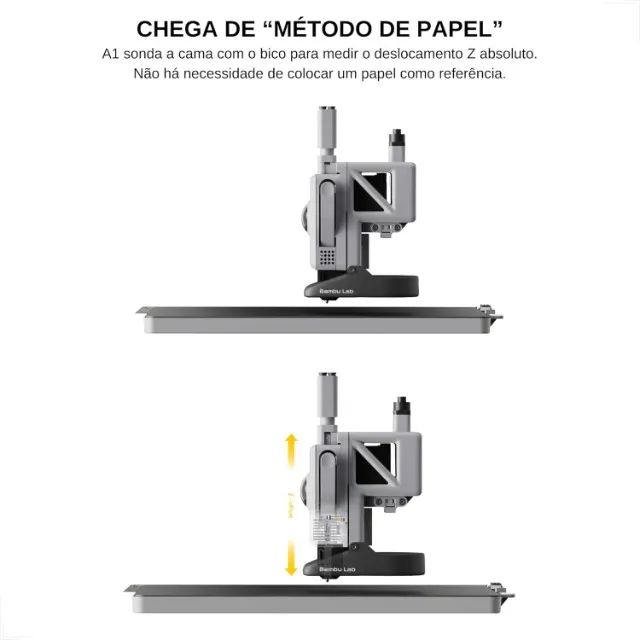Impressora 3D Bambu Lab A1 Combo com AMS 127/220V Impressão Colorida - Foto 3
