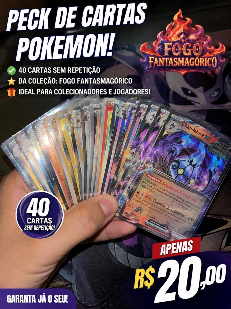 Pack de cartas Pokémon 