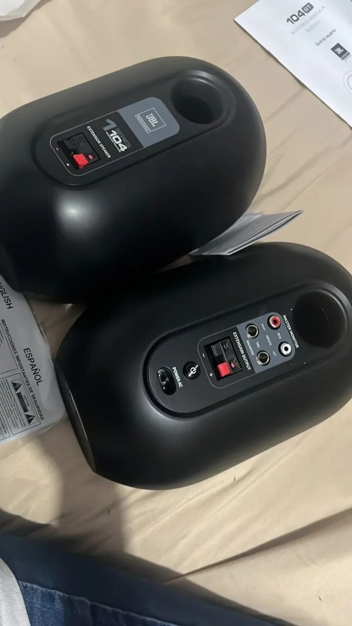 Caixas de Som JBL 104-BT Bluetooth - Par de Monitores - Foto 3