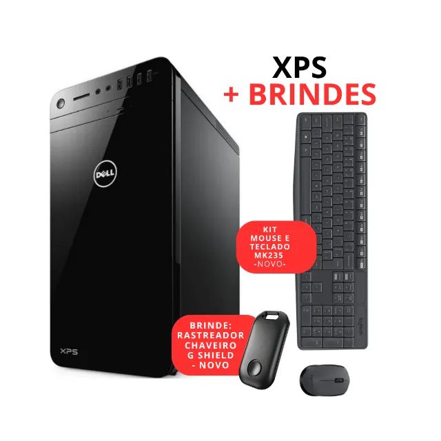 PC Dell XPS i7 7ª G. | SSD 1TB | 16GB RAM | Windows 11 Original + BRINDES - S/ MONITOR