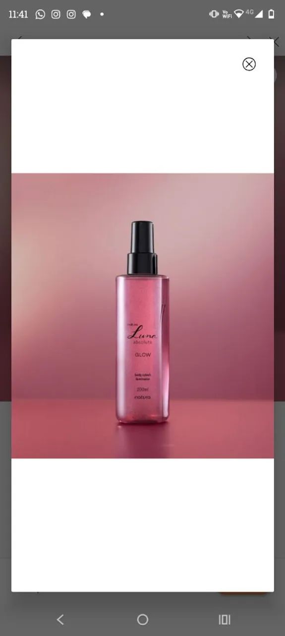 Body Splash glow natura