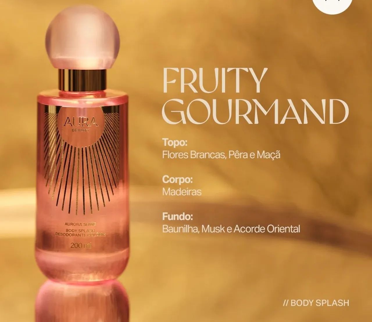 Body Splash Aurora Shine 200ml - Jade Picon - Foto 2