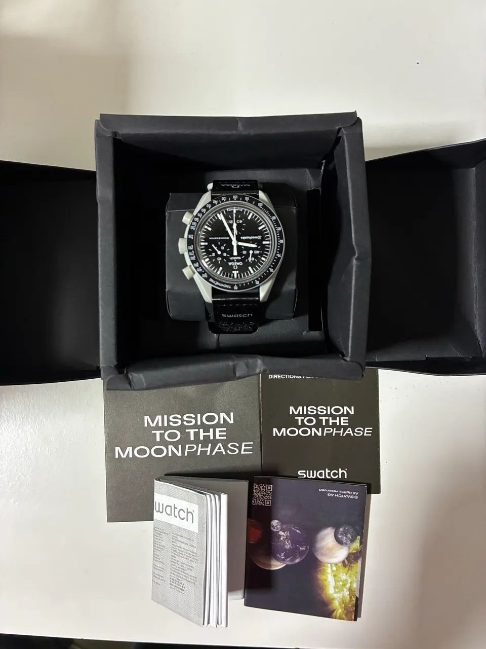 Relógio Swatch x Omega Bioceramic Moonswatch Mission to the Moon - Foto 5