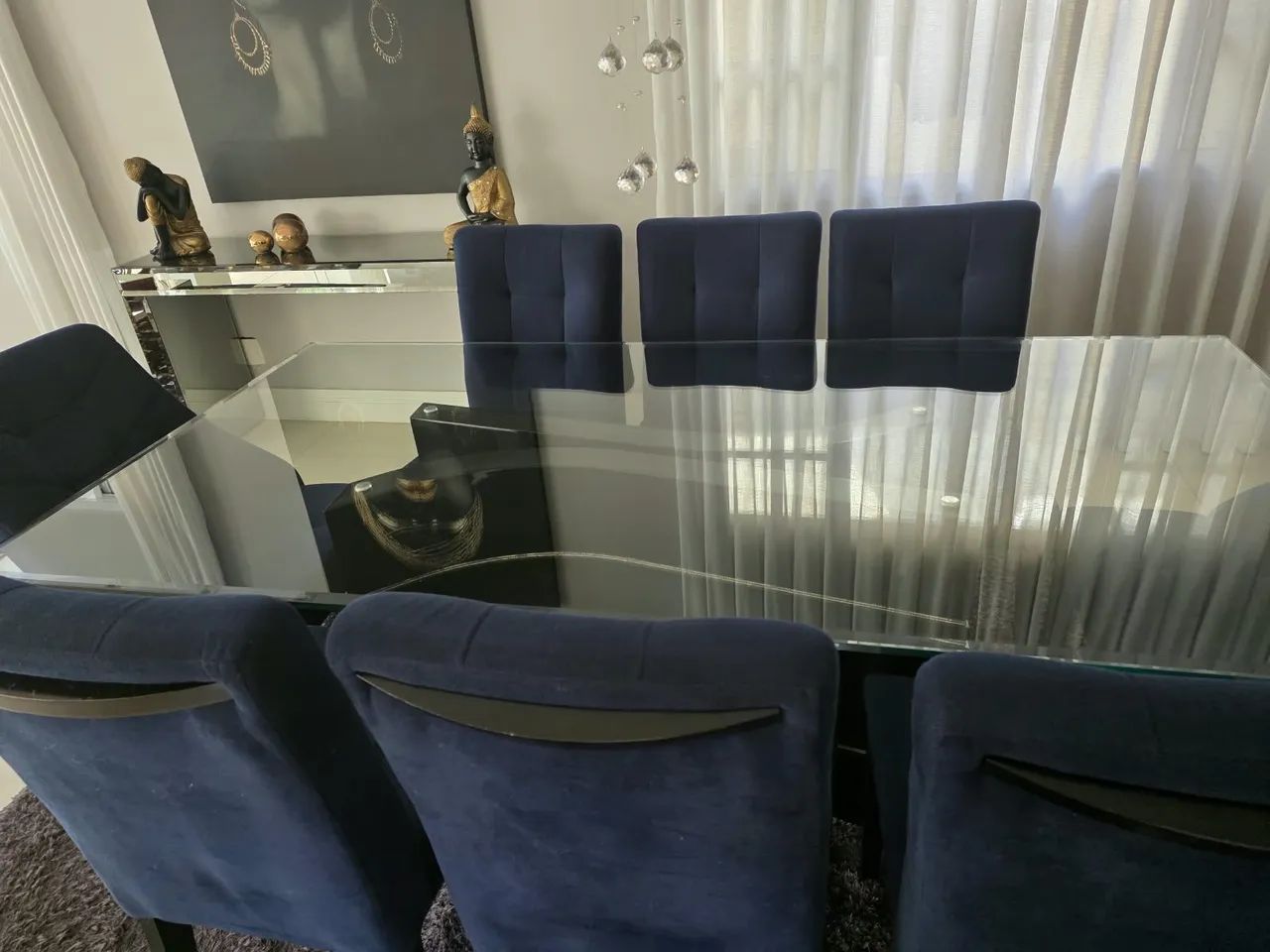 Mesa jantar 8 cadeiras alto padrão  - Foto 3