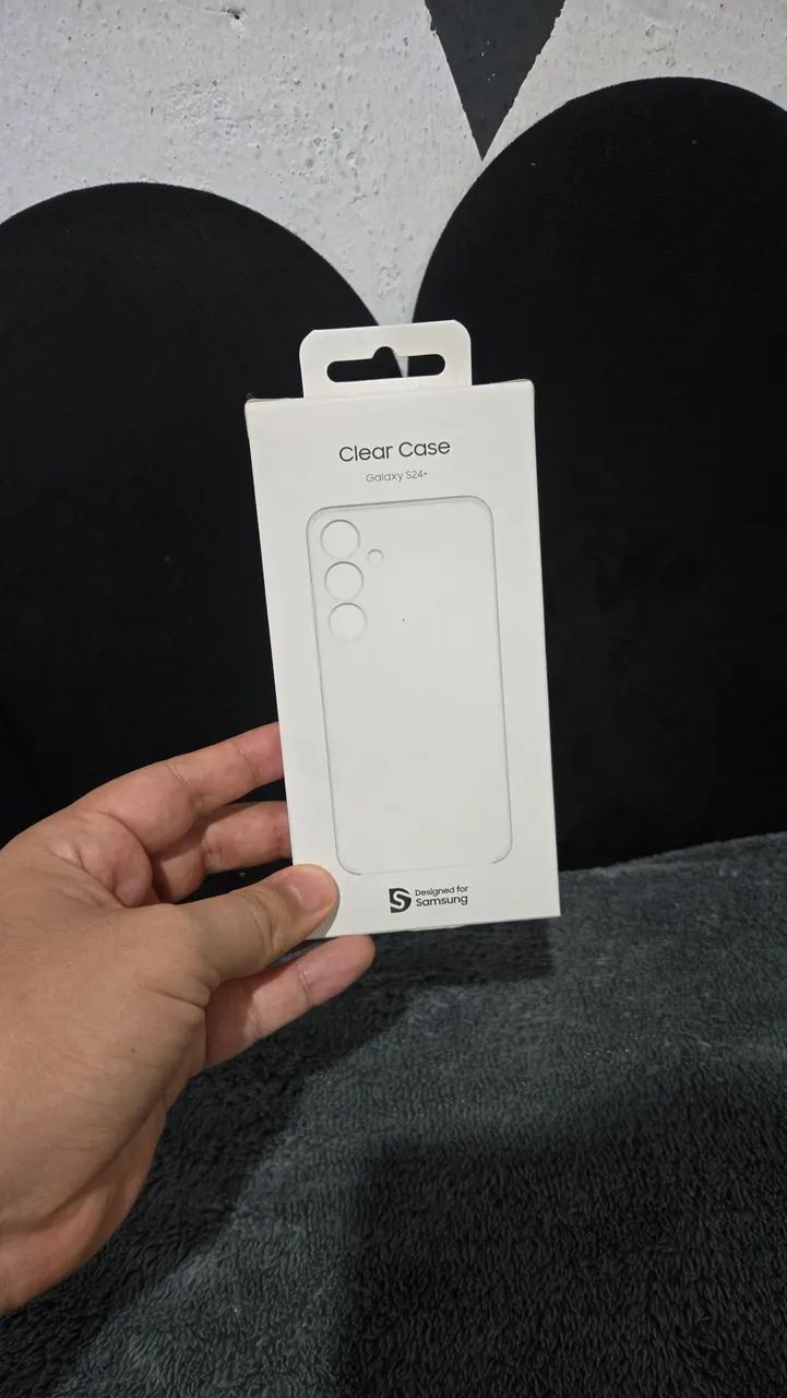 Capa Samsung clear case original transparente para Galaxy S24+