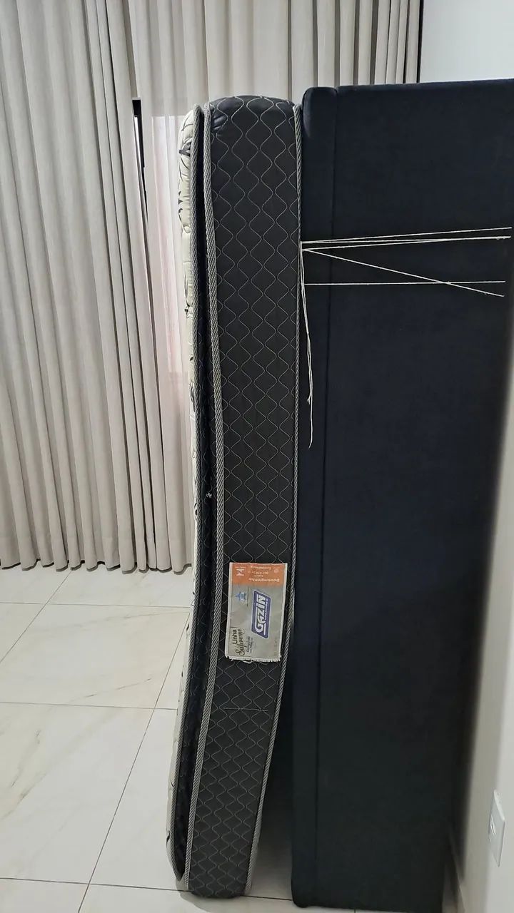 Box bau com colchão de molas ensacadas de 1,38 - Foto 3