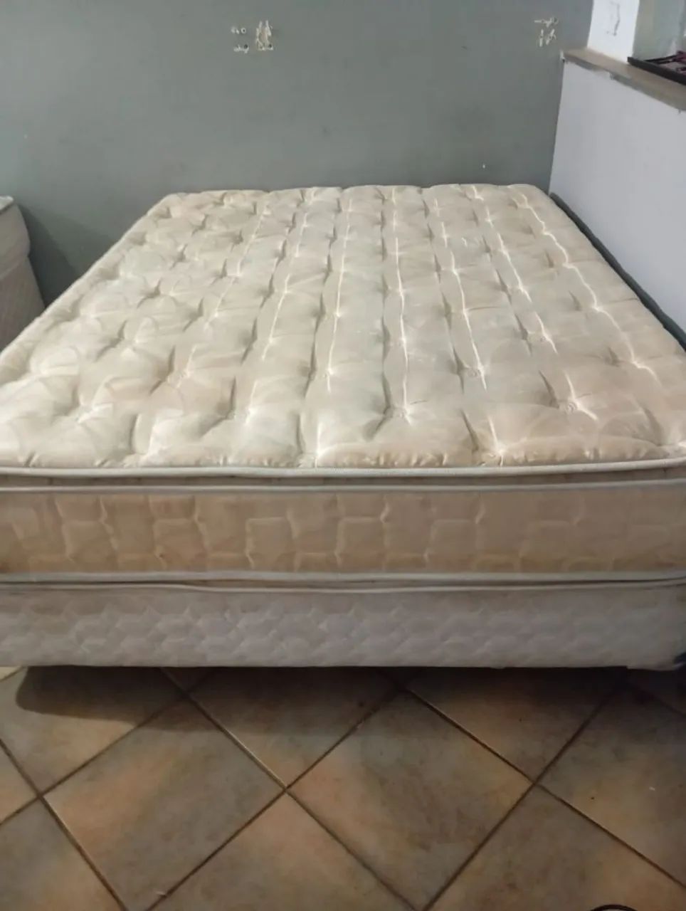 Cama box casal colchão  de molas ensacadas - Foto 2