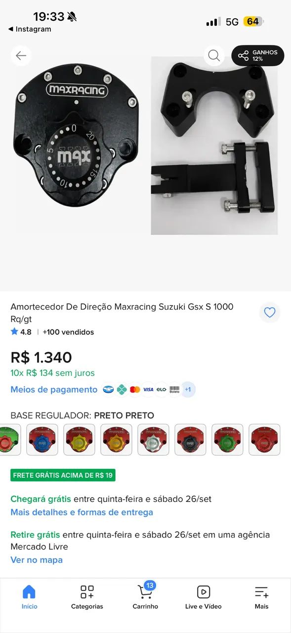 Amortecedor Max race