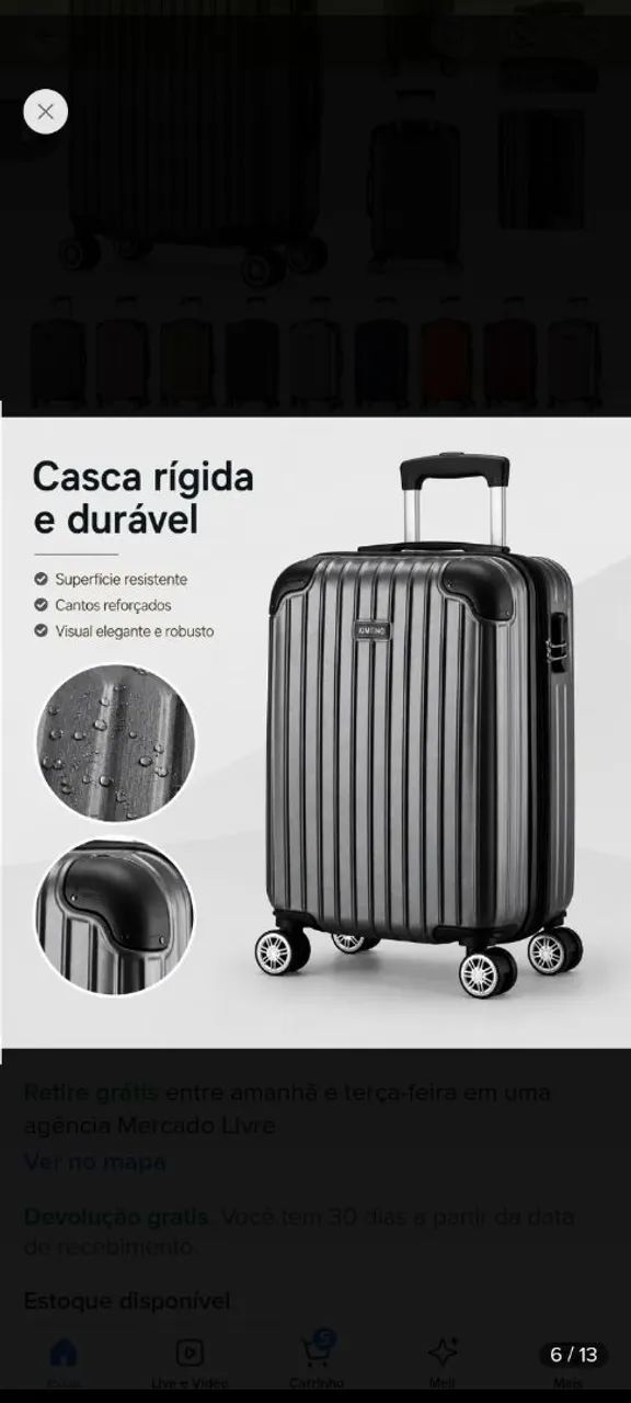 Malas 10 kilos a bordô  - Foto 4