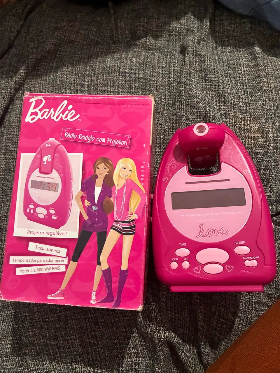 Rádio Relógio com projetor da Barbie  - Foto 3