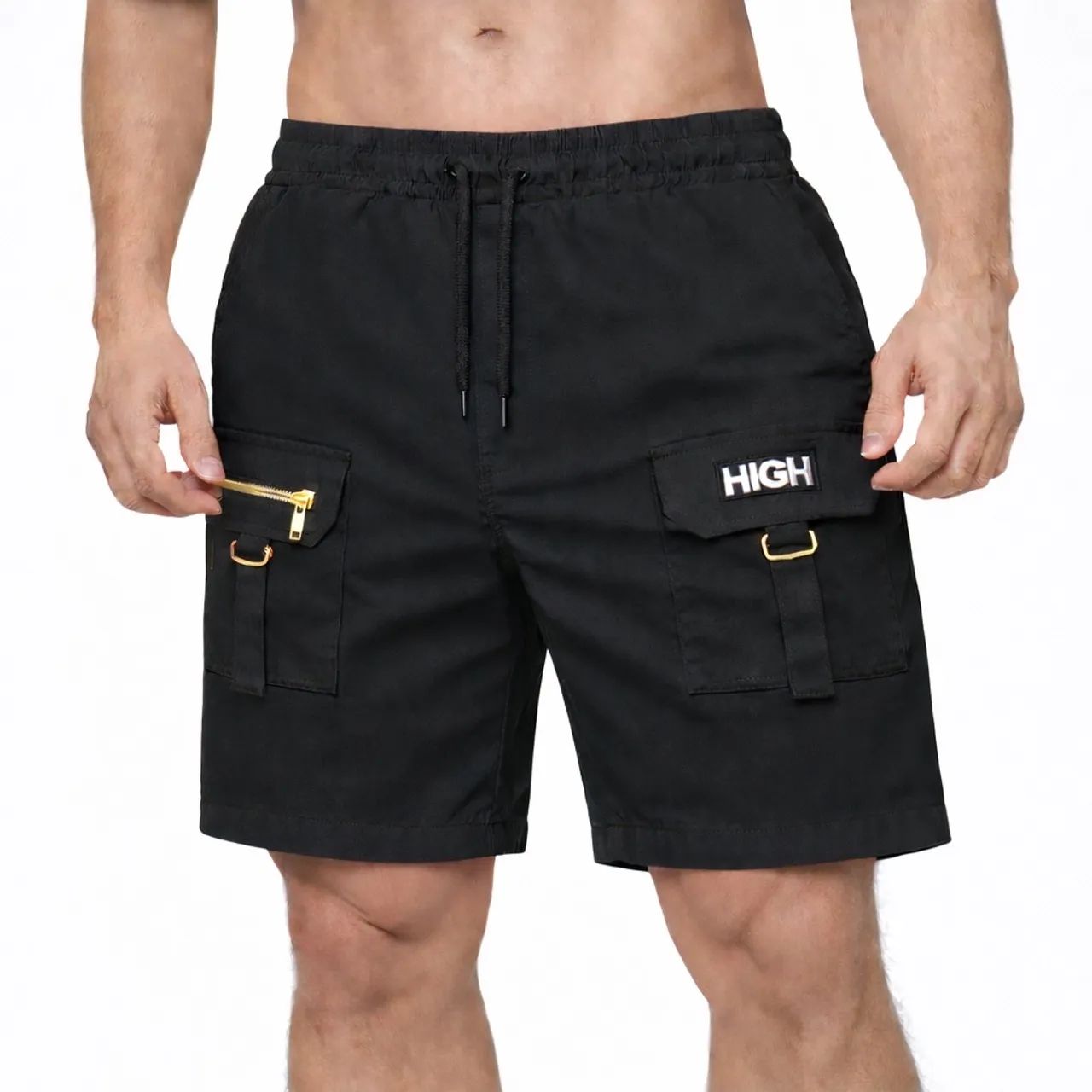 Bermuda Cargo Zíper Masculina 