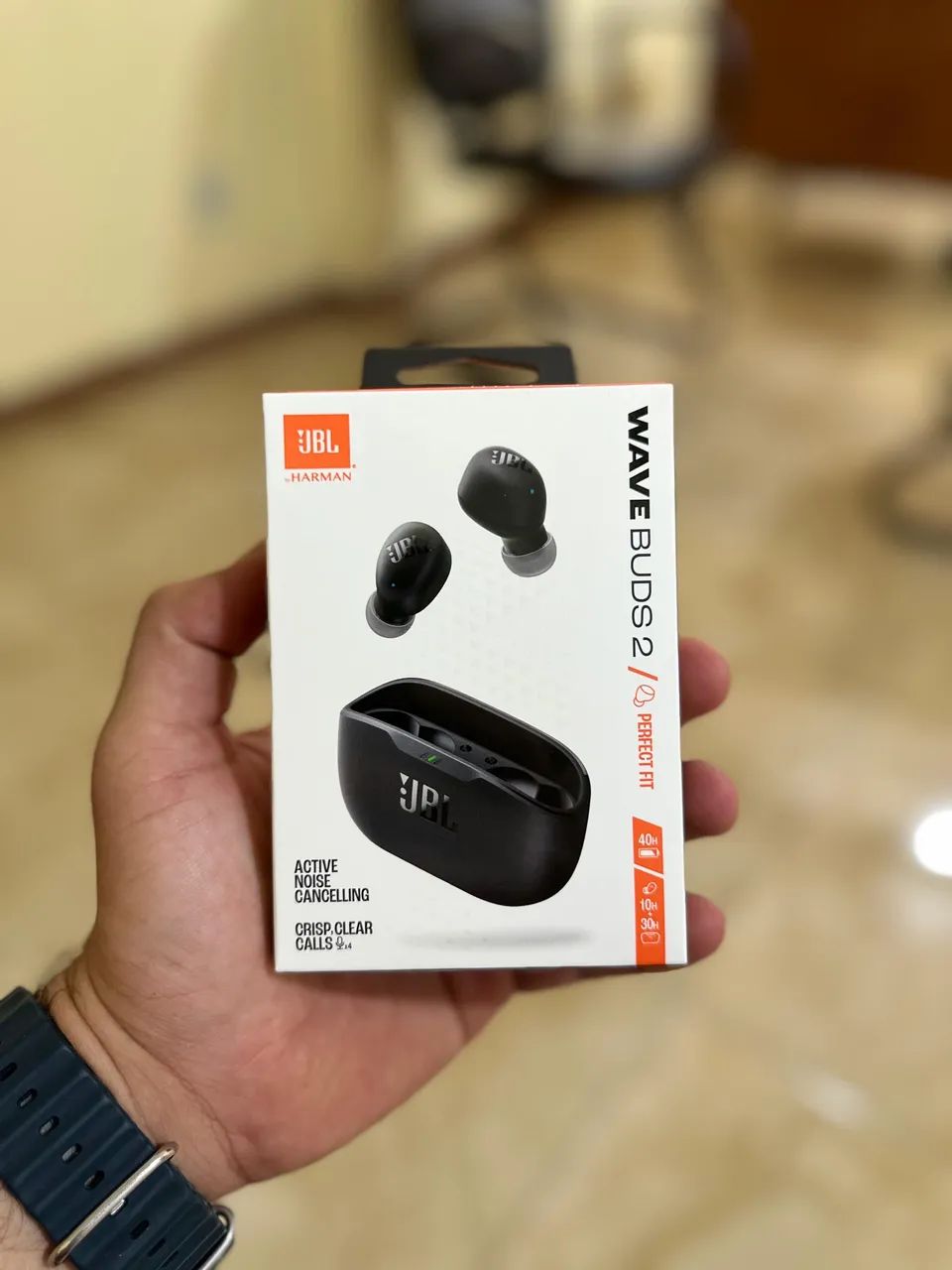Fone JBL Wave Buds 2 Preto 