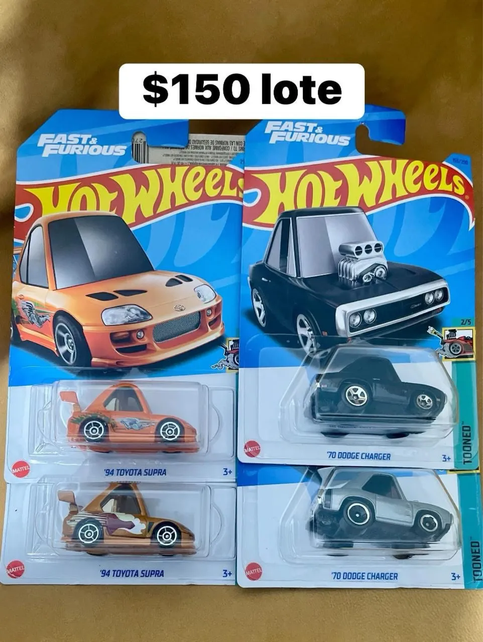 Trio Mazda RX-3 Mad Mike Tooned Hot Wheels. - Hobbies e coleções