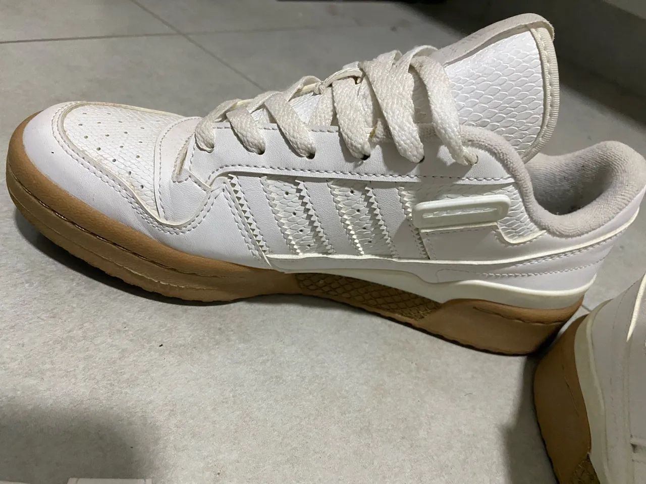 Adidas Forum Mid White Gum - Foto 5
