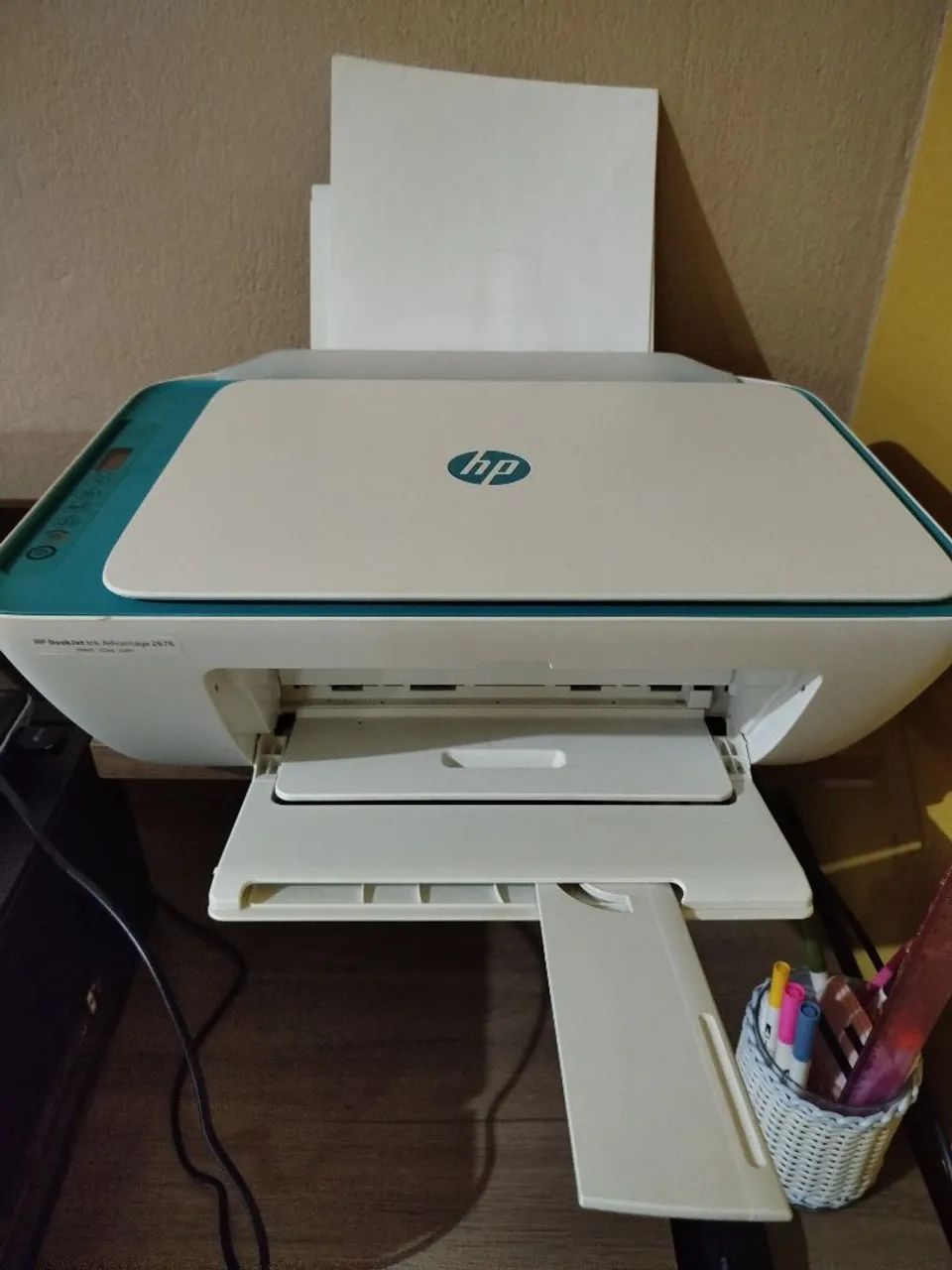 Impressora HP colorida cartucho