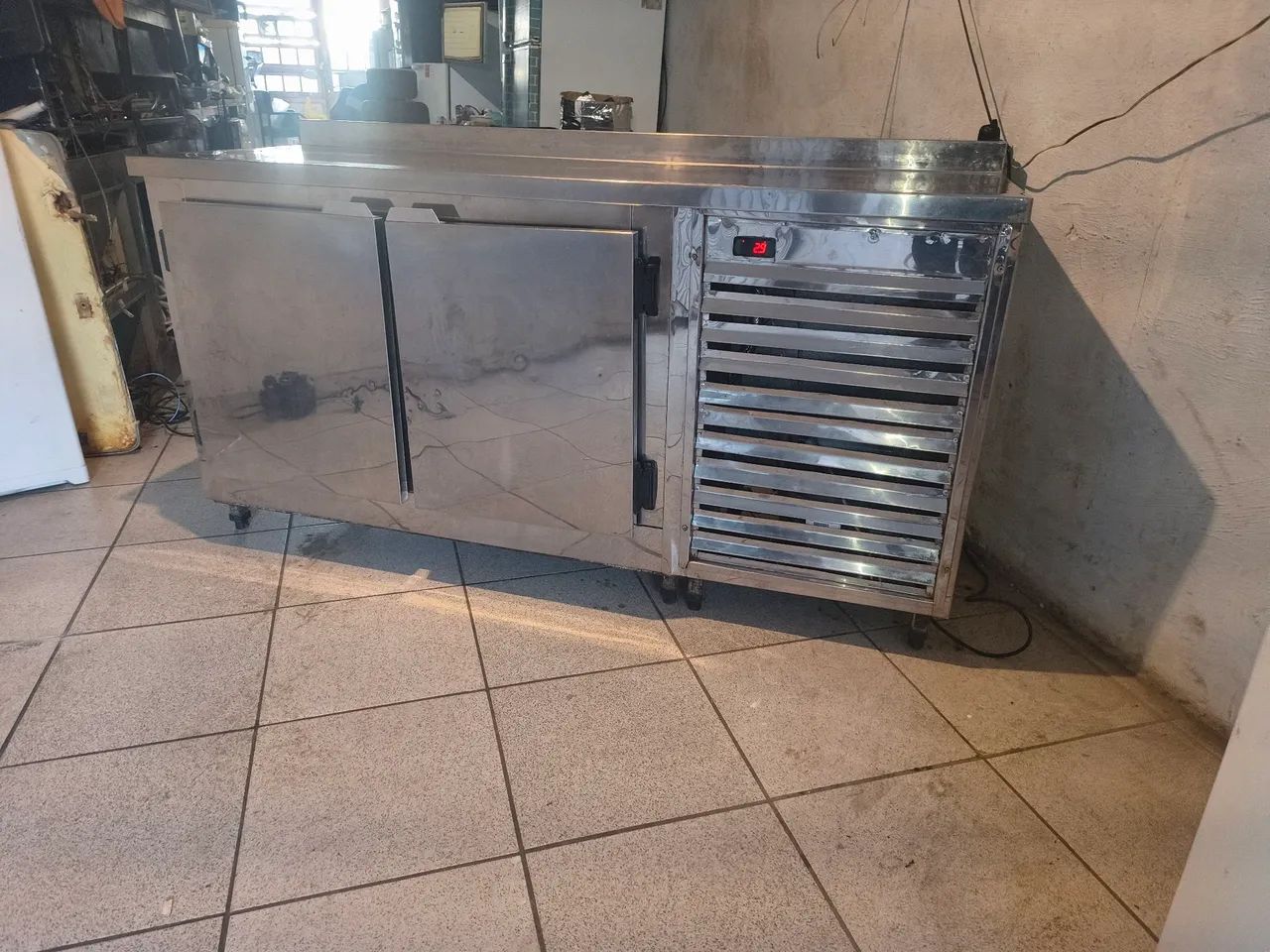 Balcão inox refrigerado 220v entrega grátis  - Foto 4