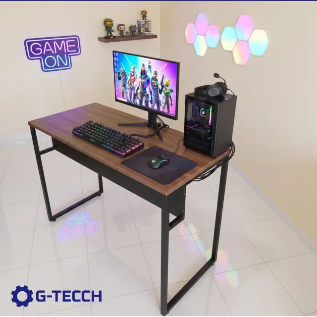 Escrivaninha Industrial 1,1m REFORÇADA NOVA Mesa Multiuso Computador Notebook de Escritóro