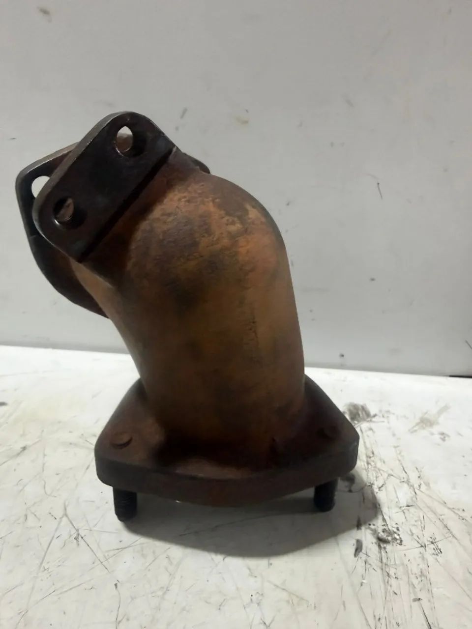 Cotovelo escapeturbina Motor Internacional turbinado JCB retroescavadeira 3C p/n 02/103633