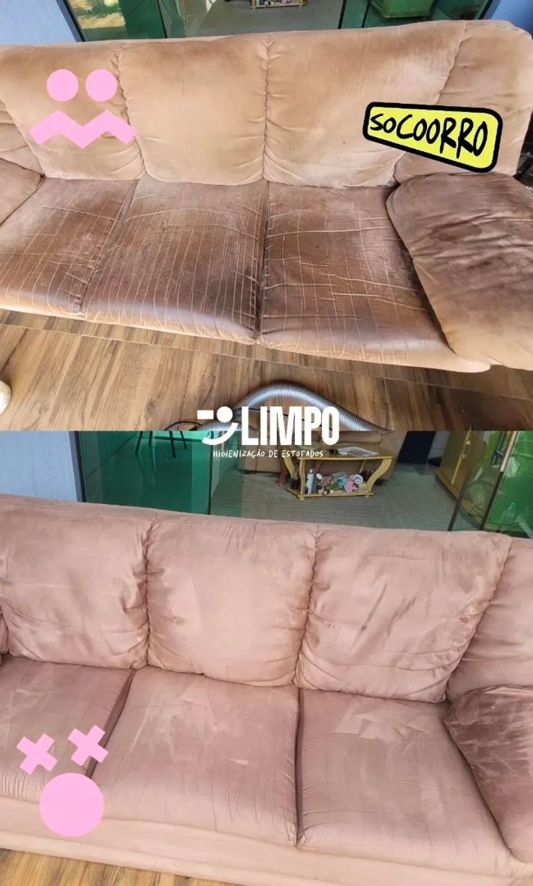 Limpeza de estofados - Limpeza, Higienização e Desinfecção - Foto 2