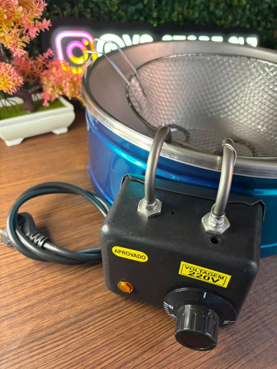 Fritadeira Elétrica Industrial 5L Inox com Termostato - Foto 4