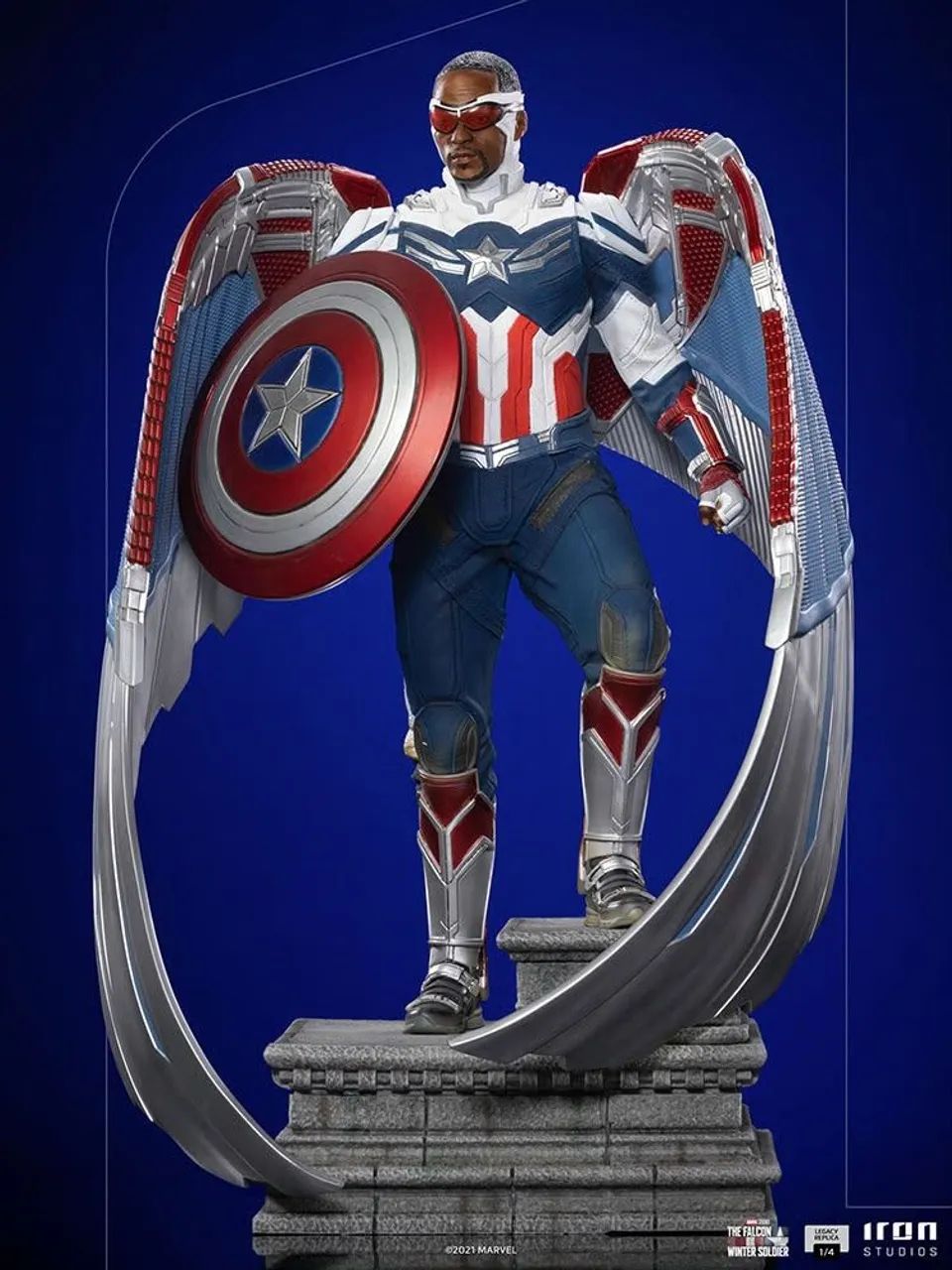Sam Wilson Legacy Replica 1/4 Iron Studios Marvel - Foto 2