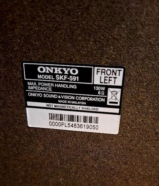 Caixas ONKYO 5.0 SKF590 130W 6ohms<br>OPCIONAL 7.0 - Foto 6