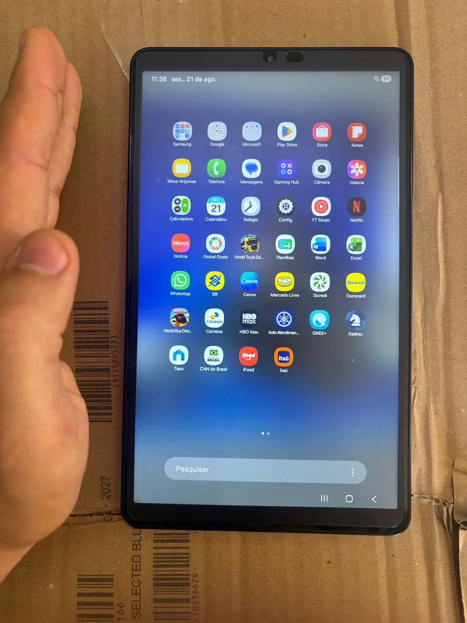 tablet Samsung a11 + capa  - Foto 3