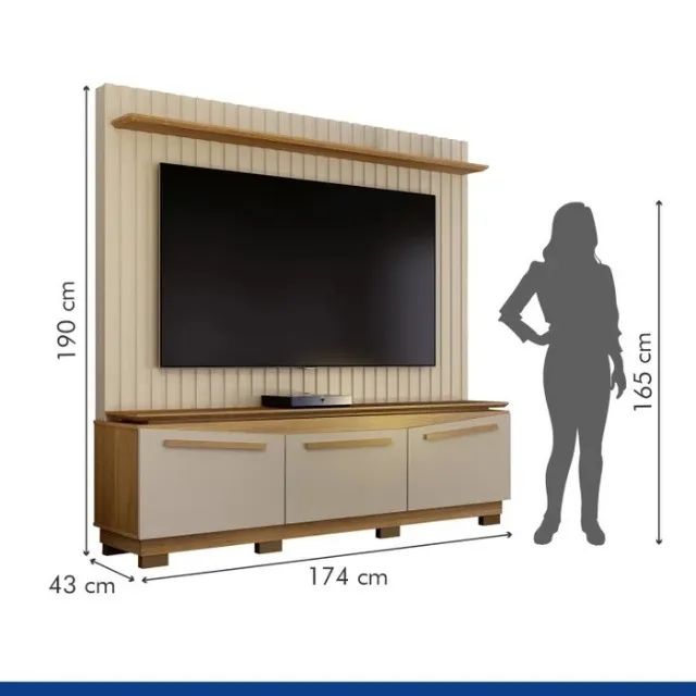 Lançamento!! Home Theater até 75? Montreal 174cm  - Foto 4