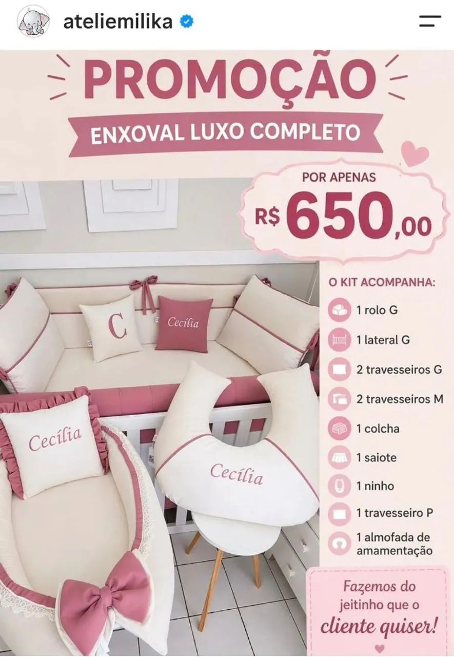 Kit enxoval pra bebê  - Foto 4