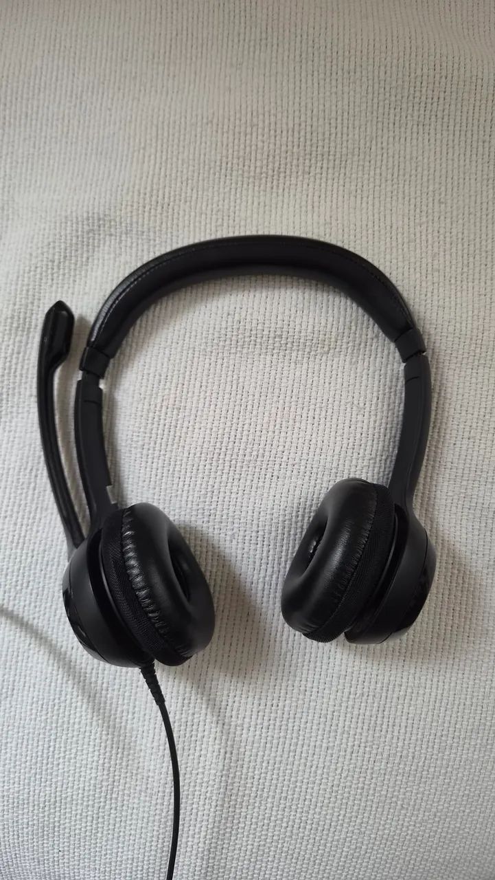 Headset Logitech H390 USB - Perfeito para Home Office e Reuniões - Foto 4