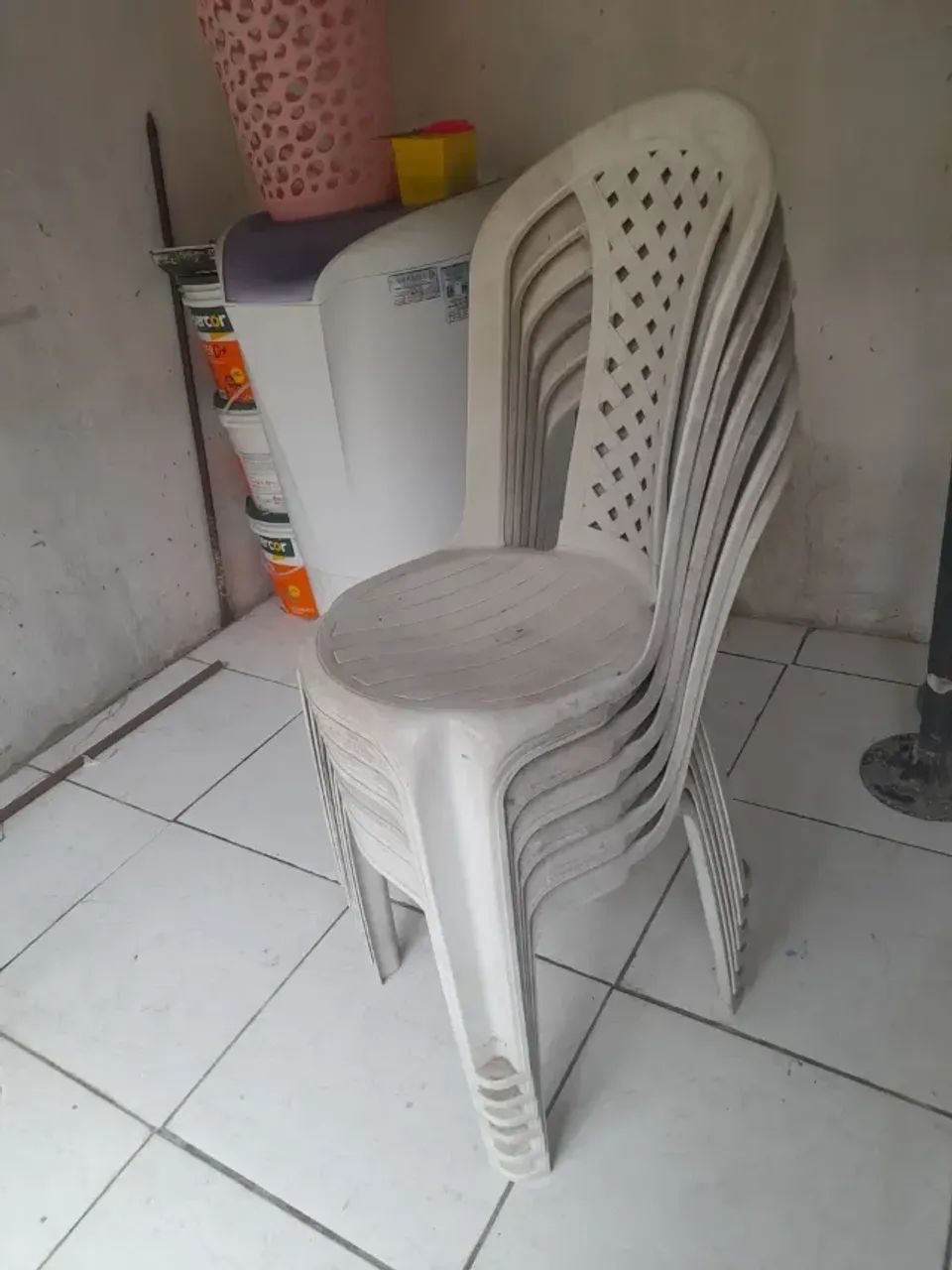 Cadeiras de plástico-6 por 150!!!!