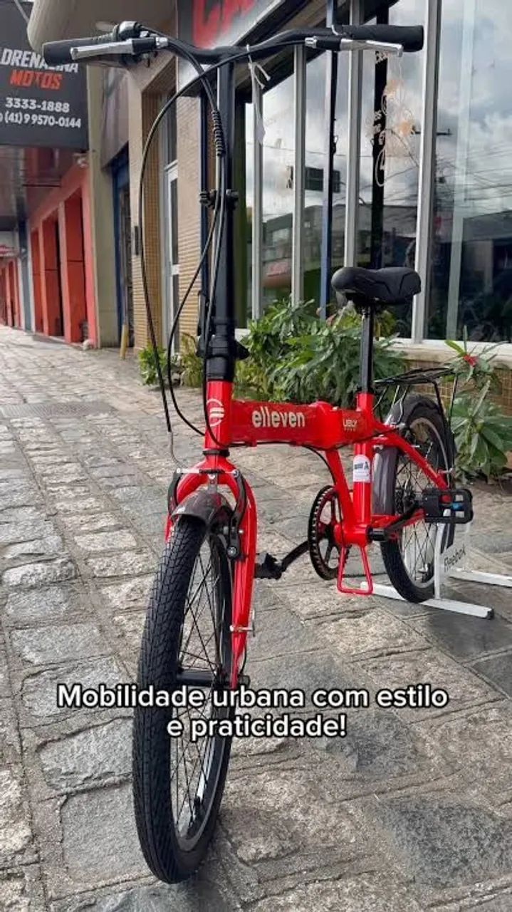 Bicicleta elleven dobrável 