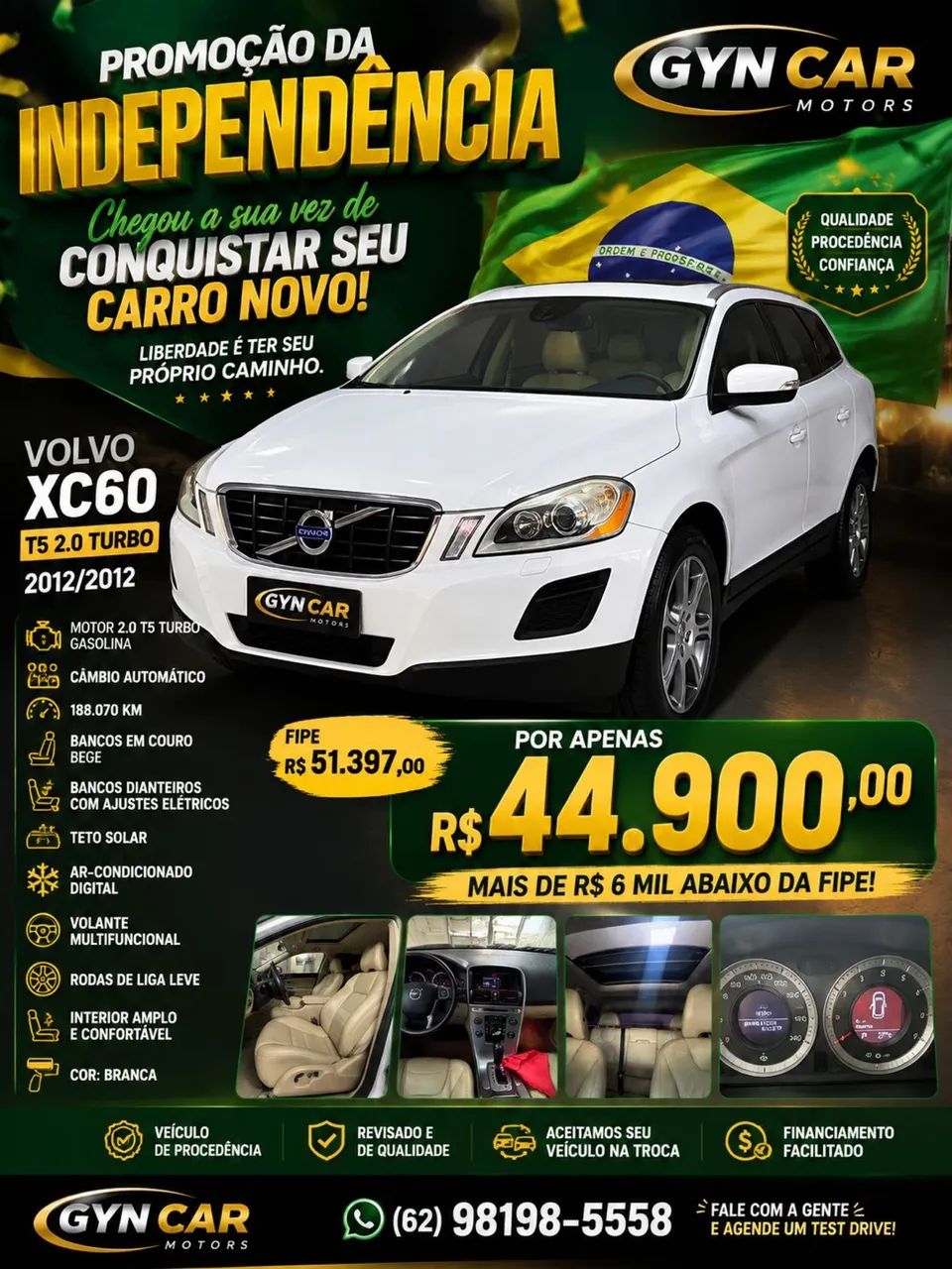 Volvo Xc XC 60 2.0 T5 5p 2012