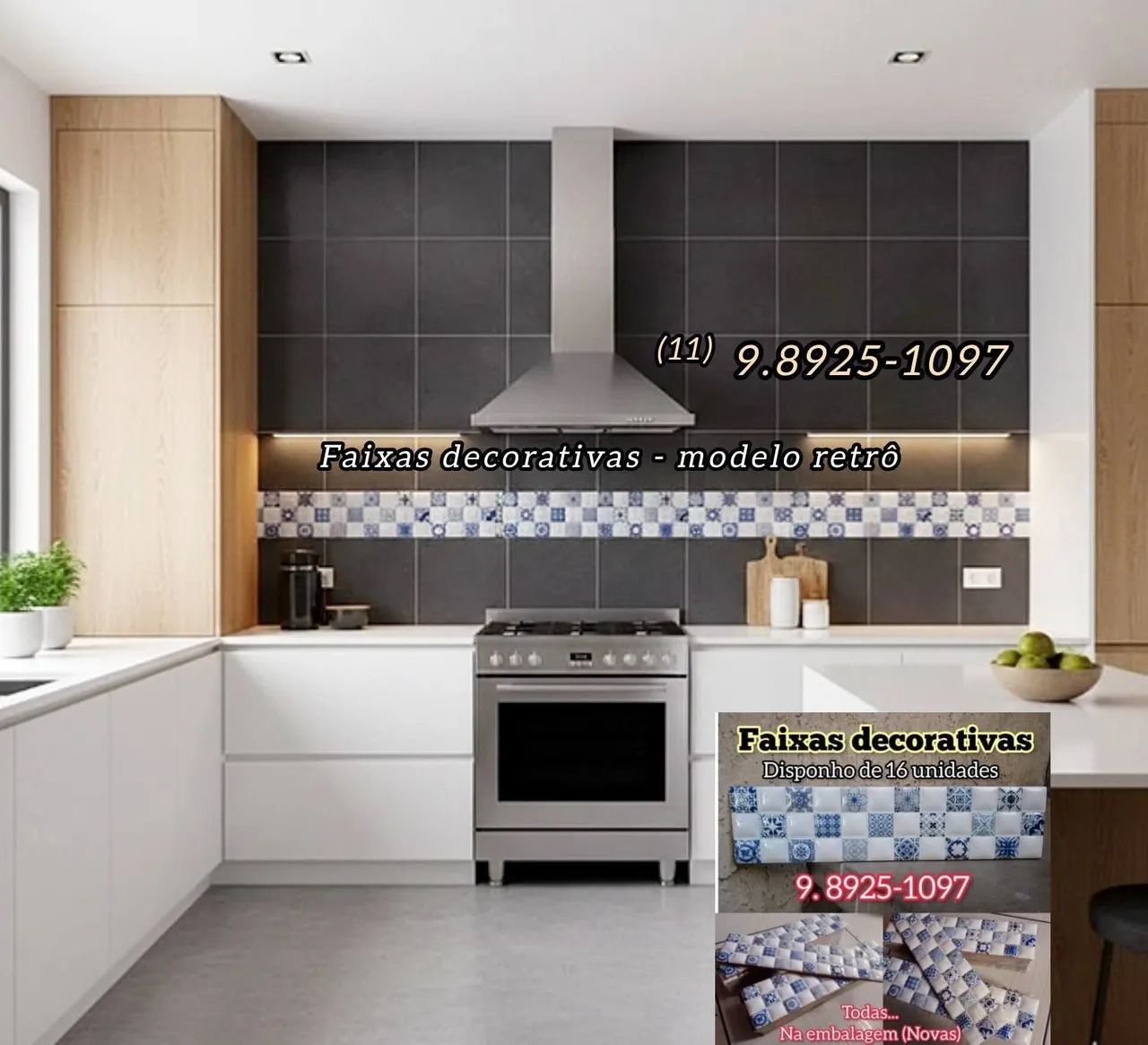 Faixas decorativas estilo retrô 