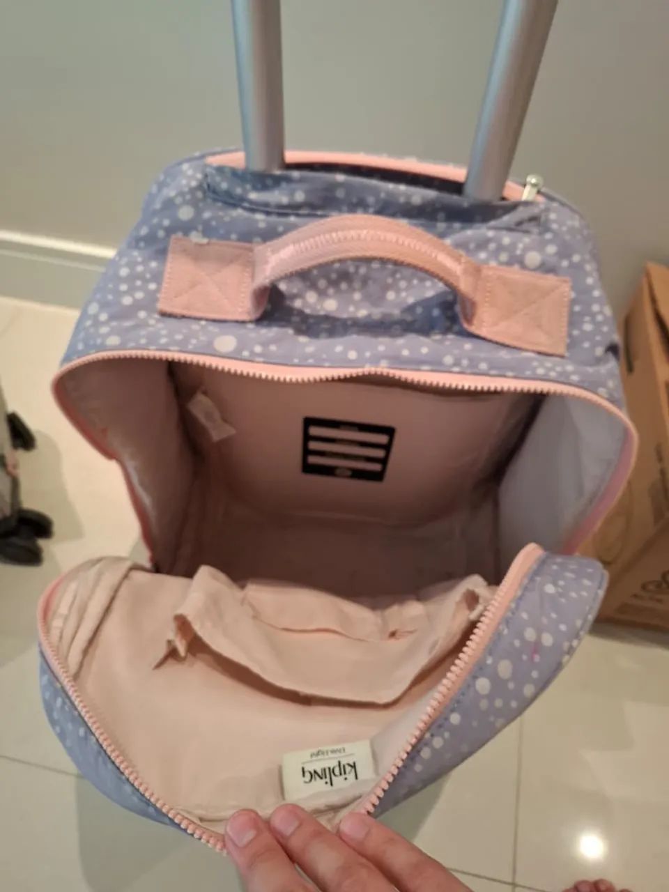 Mochila Kipling Lilás - Foto 2