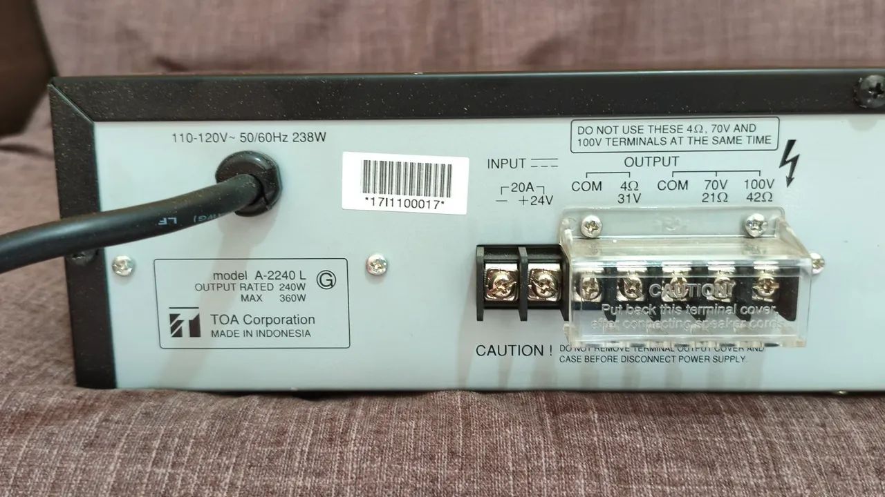 Amplificador TOA A2240 260 watts - Foto 5