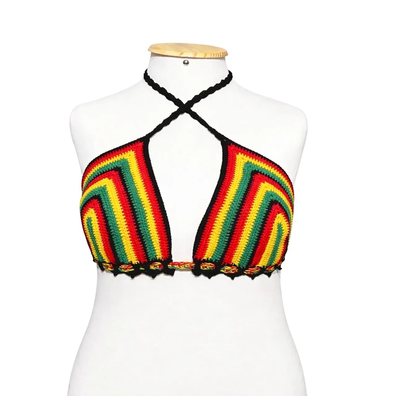 Biquíni de crochê TAM 54 - parte de cima  - Foto 3