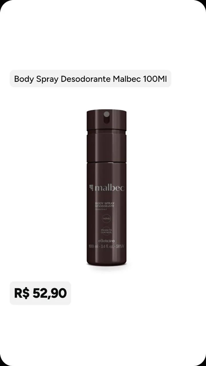 Body spray Malbec 