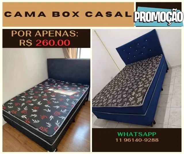 cama box casal (promoção)