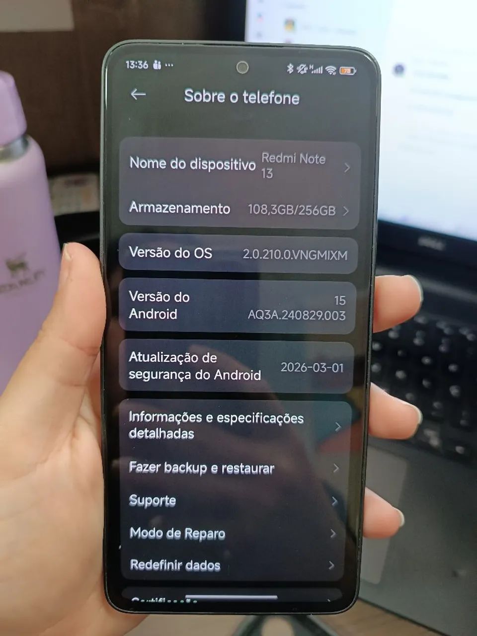 Xiome note 13 256gb
