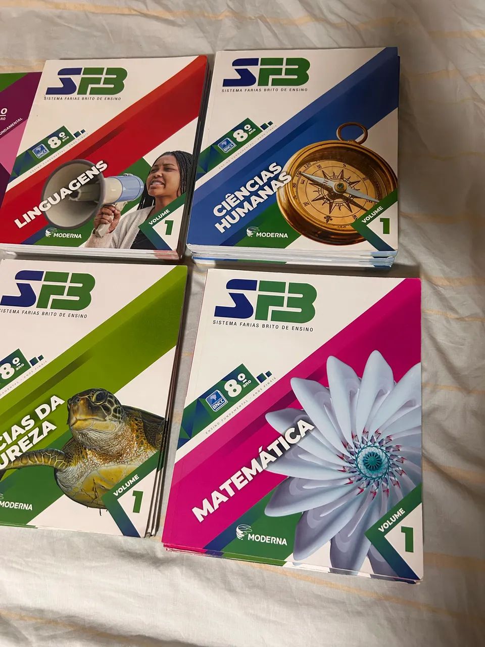 Livros didáticos Sistema Farias Brito (SFB) - 8º ano EF