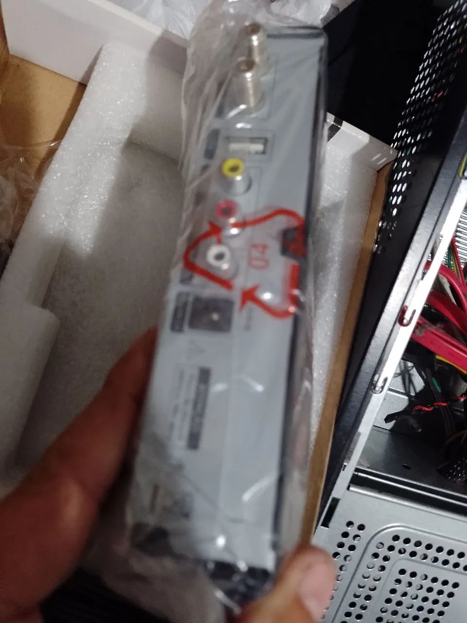 Tv digital receptor decoder novo sem uso rca - Foto 3