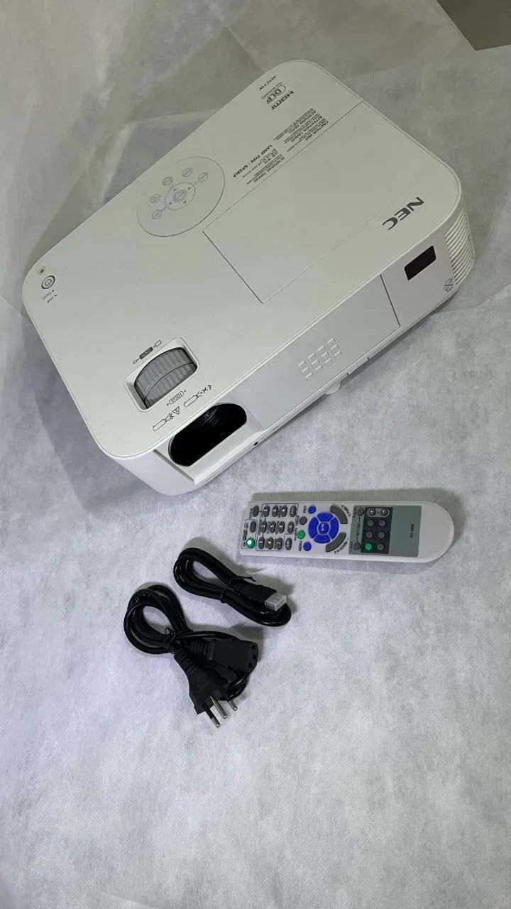 Projetor NEC M323W - Widescreen  Alta Confiabilidade Profissional