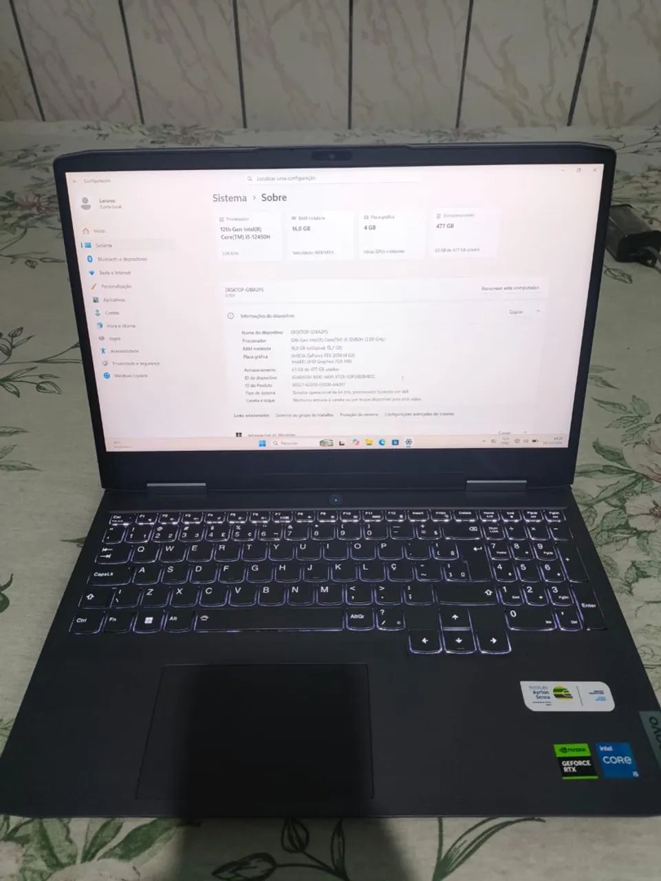 Notebook gamer Lenovo  - Foto 3