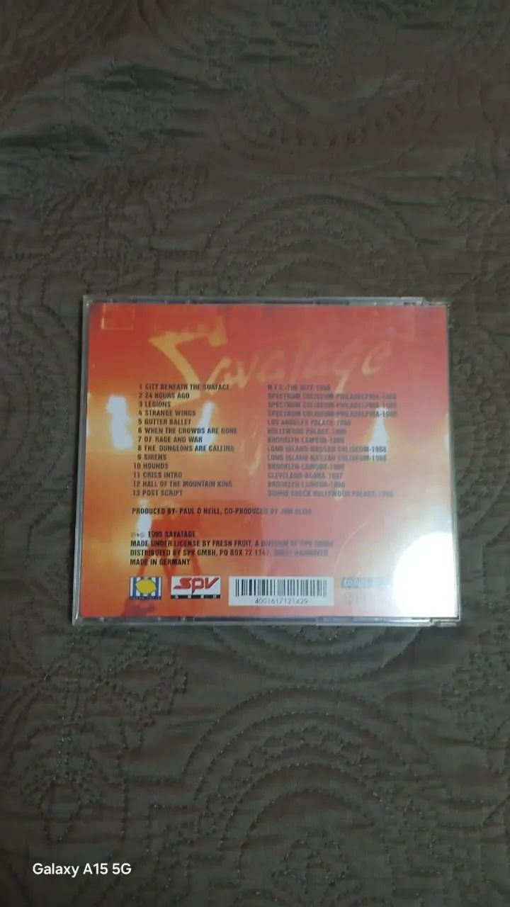 Cd  Savatage importado Ghost in the Ruins. - Foto 2